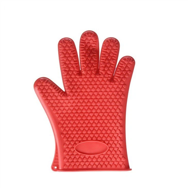 flexible silicone grilling gloves